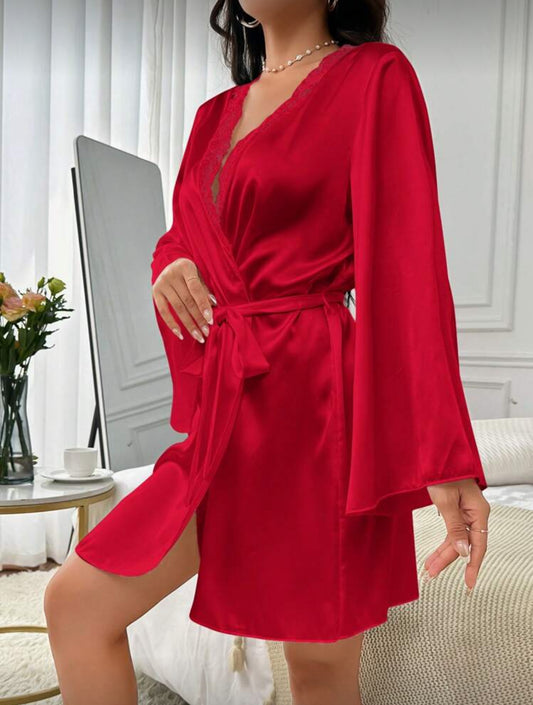 The Satin & Lace robe