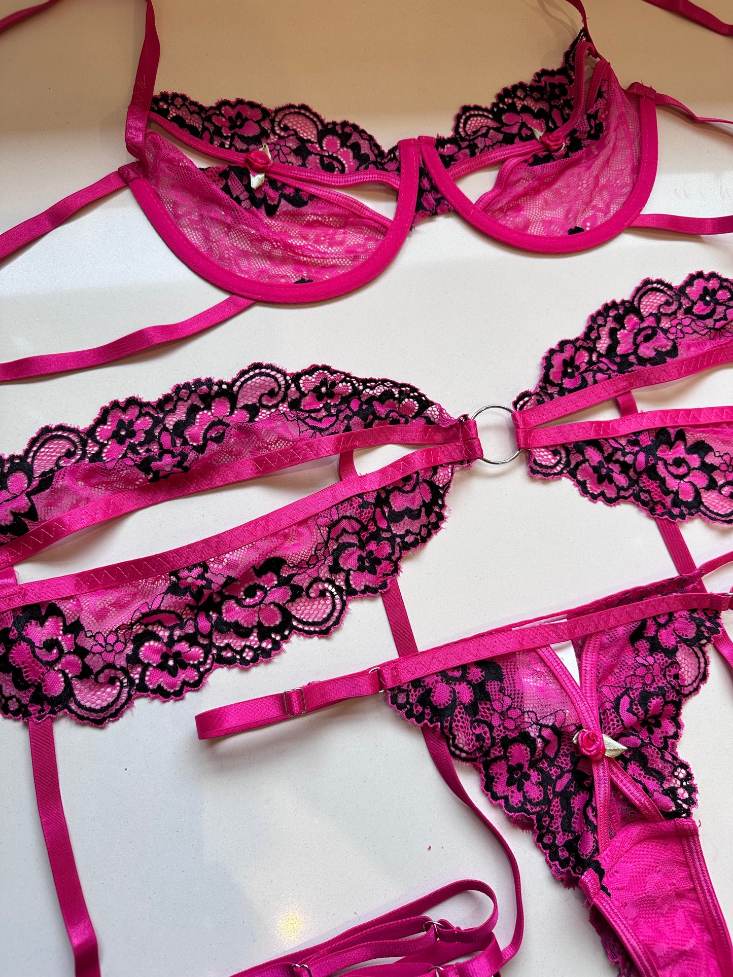 The Temptress - Hot Pink: M-L