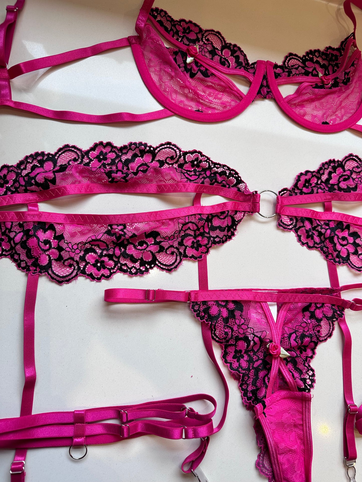 The Temptress - Hot Pink: M-L