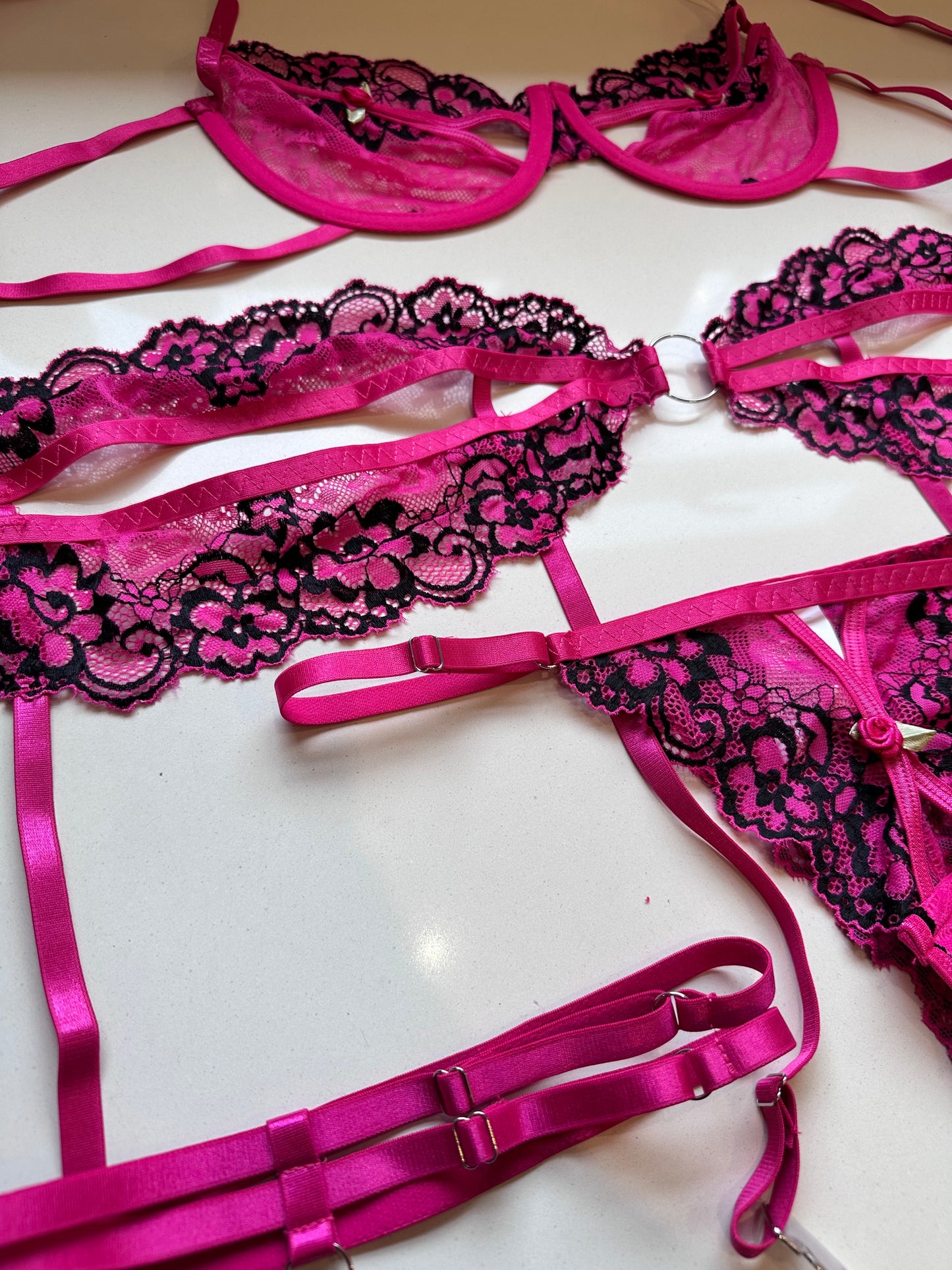 The Temptress - Hot Pink: M-L