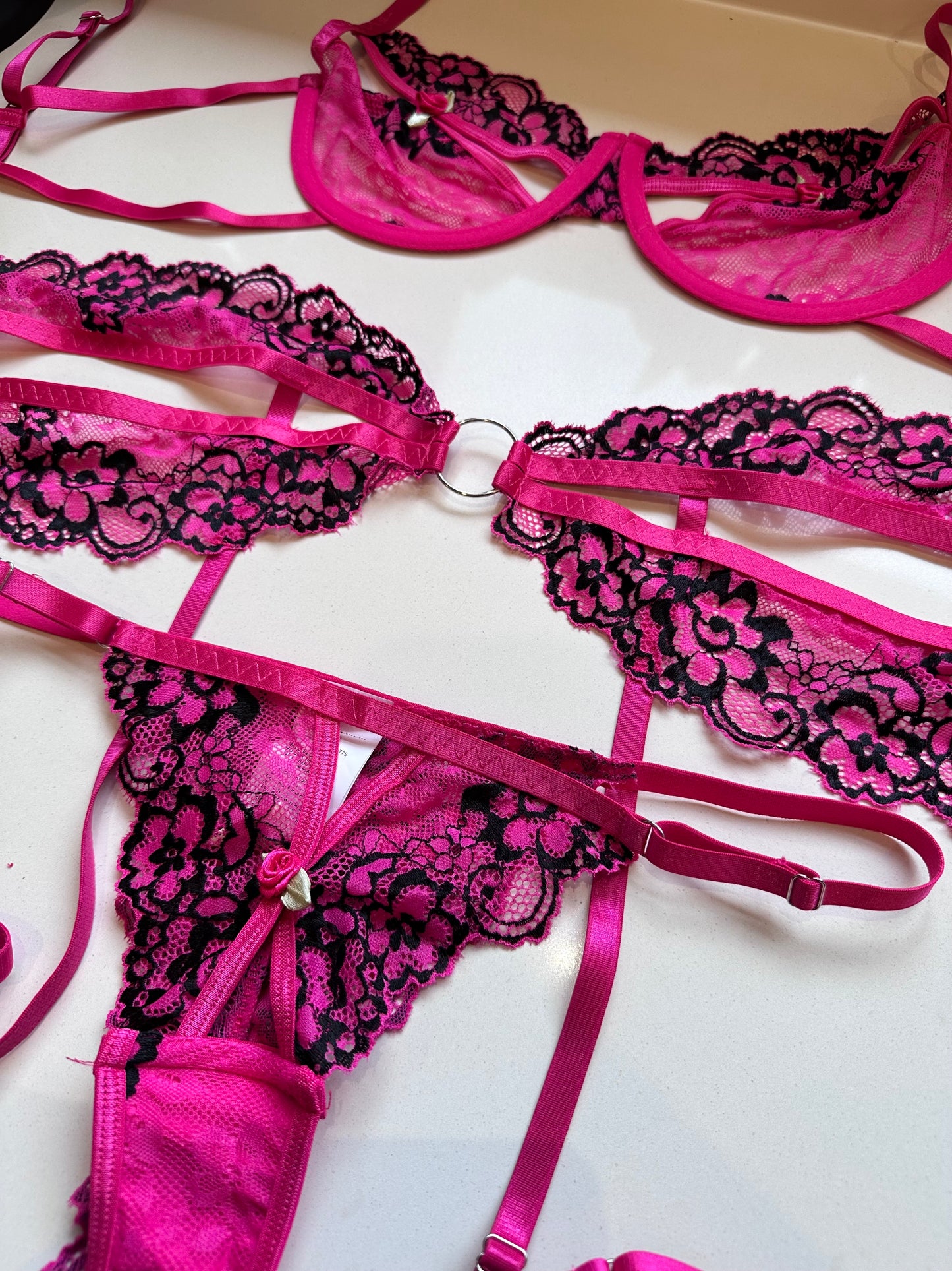 The Temptress - Hot Pink: M-L